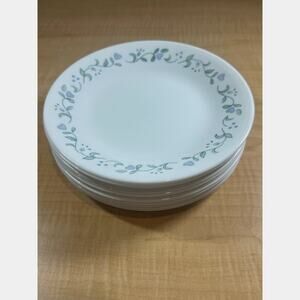 Vintage Corelle "Country Cottage" Bread And Butter Plates Set Of 12
